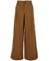 Chloé - Wijde Pijpen Broek - Lyst