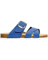 Rohde - Schoenen ,Blauw ,Flat Sandalen - Lyst