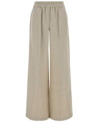 Brunello Cucinelli - Broeken ,Katoen Loose Track Broeken - Lyst