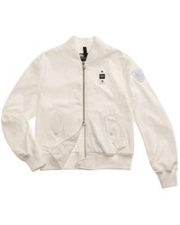 Blauer - Jassen ,Wit ,Nylon Witte Bomberjack Darling Model - Lyst