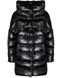 Herno Glitter Effect Jacket - Zwart