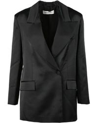 Nineminutes - Jassen ,Zwart ,Polyester Jas - Lyst
