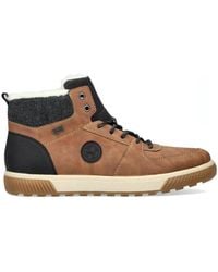 Rieker - Braune casual stiefeletten - Lyst