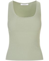 Max Mara - Tops ,Groen ,Sleeveless Tops - Lyst
