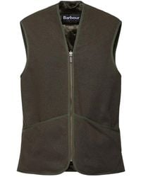 Barbour - Jassen ,Groen ,Polyester Warm Pile Zip-In Liner - Lyst