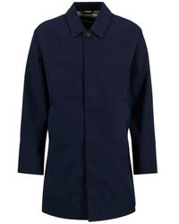Barbour - Jassen ,Blauw ,Katoen Rokig Jacket - Lyst