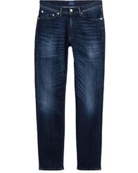 GANT - Active-recover maxen slim-fit jeans - Lyst