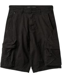 Gabba - Schwarze cargo-shorts mit tiefem schritt - Lyst