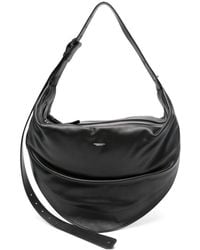 FEDERICO CINA - Schwarze Leder-Schultertasche - Lyst