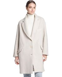 Mason's - Cappotto isabel oversize in mastic - Lyst