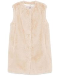 Herno - Jassen ,Faux-Fur Vest - Lyst