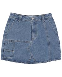 Obey - Denim Timmerman Rok Licht - Lyst