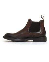 Doucal's - Braune leder-beatles-stiefel - Lyst