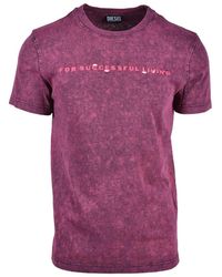 DIESEL - Katoenen T-Shirt - Lyst