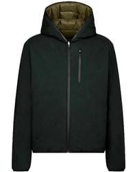 Save The Duck - Jassen ,Groen ,Polyester Ezra Reversible Regenjas - Lyst