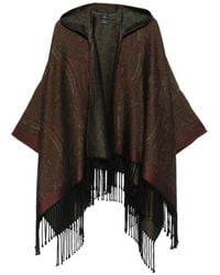 Etro - Wool Blend Cape - Lyst