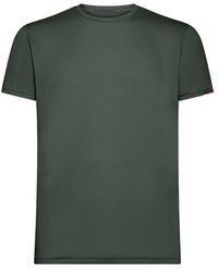 Rrd - Verde oxford logo t-shirt polo - Lyst