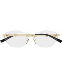 Gucci - Brillen Gg2050 O 002 Goud/helder Vrouw - Lyst