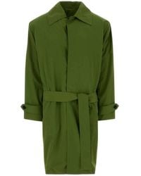 Saint Laurent - Jassen ,Groen ,Trench Coats - Lyst