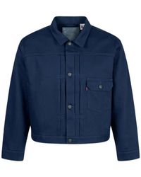 Levi's - Jassen ,Blauw ,Katoen Type I Trucker Jacket - Lyst
