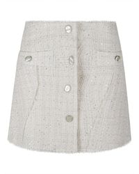 Gcds - Tweed mini skirt - Lyst