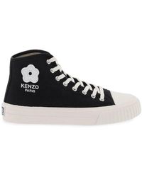 KENZO - Canvas foxy high top sneakers - Lyst