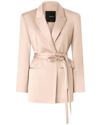 Pinko - Jassen ,Satijn Rapa Satin Jacket - Lyst