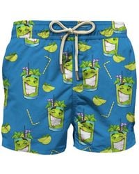 MC2 Saint Barth - Badmode ,Veelkleurig Strandkleding Special Edition Crypto - Lyst