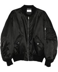 Saint Laurent - Zwarte Ritsjas Met Geribbelde Afwerking - Lyst
