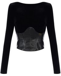 Elisabetta Franchi - Long Sleeve Tops - Lyst