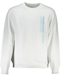 Calvin Klein - Hoodies & Sweatvesten ,Wit ,Kleding - Lyst