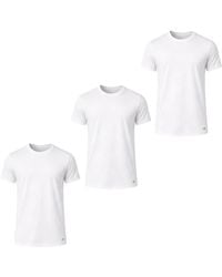 Calvin Klein - Tops ,Wit ,Katoen Cotton Classics T-Shirt Met Ronde Hals - Lyst