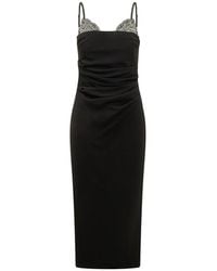 Pinko - Kleedjes ,Zwart ,Polyester Carruba Dress - Lyst