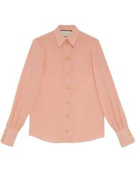 Gucci Overhemd - Roze