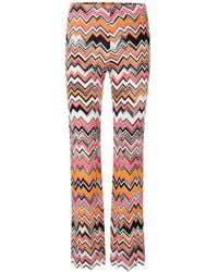 Marc Cain - Broeken ,Veelkleurig ,Roze Broek Yc 81.49 M29 - Lyst