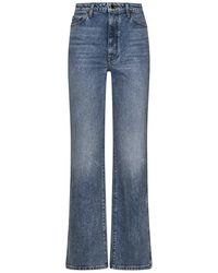KHAITE - Straight Jeans - Lyst