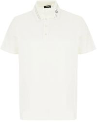 Versace - Tops ,Wit ,Katoen Polo - Lyst