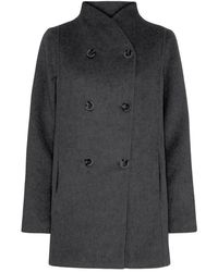 Btfcph - Jassen ,Grijs ,Wol Double-Breasted Coat - Lyst