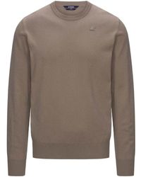 K-Way - Round-Neck Knitwear - Lyst