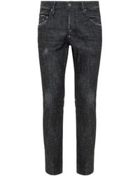 DSquared² - Jeans neri ss22 cotone elastan - Lyst