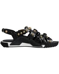 Dolce & Gabbana - Flat Sandals - Lyst