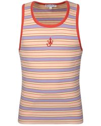 JW Anderson - Gestreiftes Tanktop - Lyst