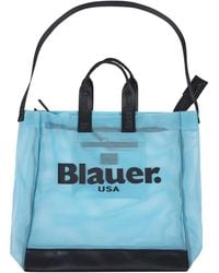 Blauer - Netz Einkaufstasche Blau Frau - Lyst
