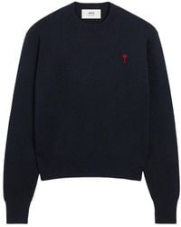 Ami Paris - Round-Neck Knitwear - Lyst