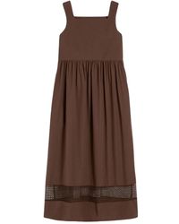 Weekend by Maxmara - Kleedjes ,Bruin ,Katoen Wkdgola Dress - Lyst