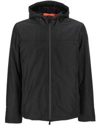 Suns - Jassen ,Zwart ,Velours Zwarte Jas - Lyst