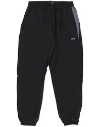 DOLLY NOIRE - Broeken ,Zwart ,Nylon Zwarte Urban Trainingsbroek Elastische Taille - Lyst