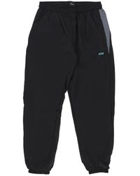 DOLLY NOIRE - Broeken ,Zwart ,Nylon Zwarte Urban Trainingsbroek Elastische Taille - Lyst