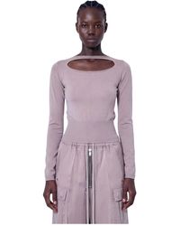 Rick Owens - Round-Neck Knitwear - Lyst