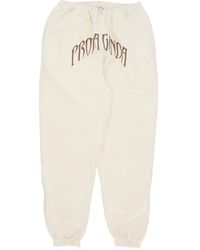 Propaganda - Broeken ,Wit ,Katoen Triangle Panther Sweat Suit Set - Lyst